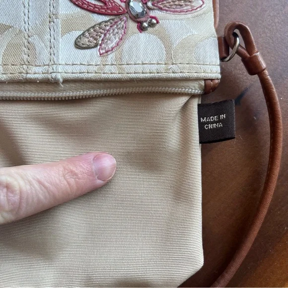 Coach Vintage Dragonfly Wristlet Wallet Clutch - Picture 12 of 15